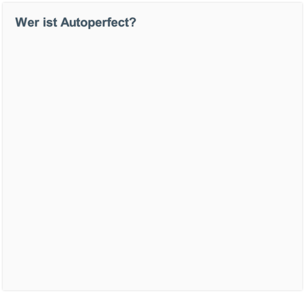 Wer ist Autoperfect?
