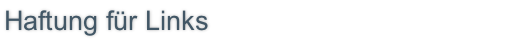 Haftung für Links
